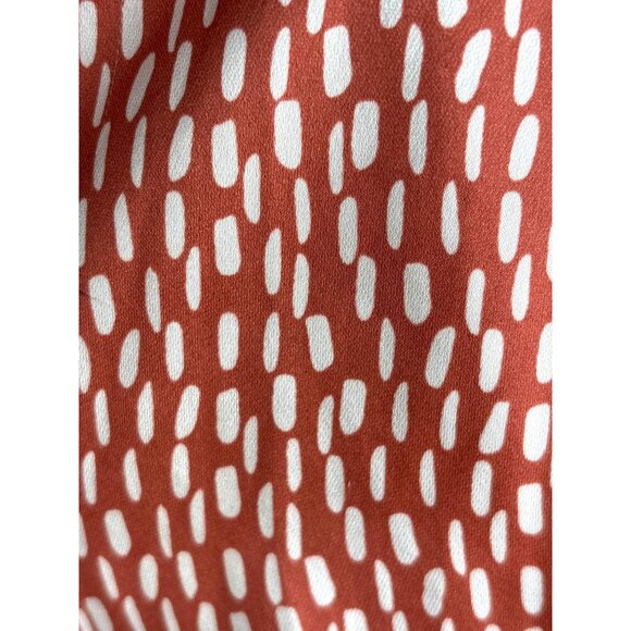 Dolan Left Coast Anthropologie Sleeveless Printed Surplice Top Shirt Size Large - Picture 8 of 10